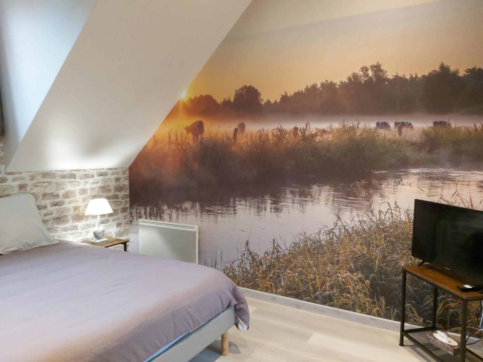Le Bonheur Des Plumes Bed and Breakfast Montmartin-en-Graignes Εξωτερικό φωτογραφία